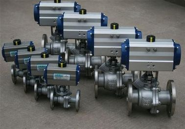 বল ভালভ বৈদ্যুতিক ভালভ Actuator AT / জিটি সিরিজ এবং অ্যালুমিনিয়াম খাদ সিলিন্ডার ব্লক