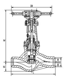 ভালো দাম Chromium নিকেল ইস্পাত বৈদ্যুতিক ভালভ Actuator, চেক মান J61Y-32 অনলাইনে