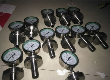 ভালো দাম Stainless steel corrosion proof diaphragm pressure gauge flang type YTP -100F অনলাইনে