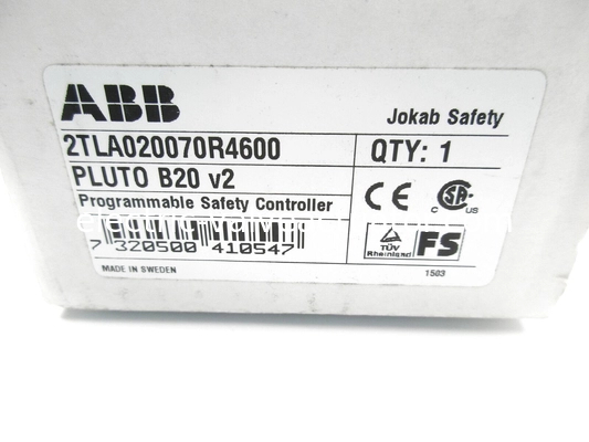 ভালো দাম ABB 2TLA020070R4600 Programmable Safety Controller StatusBus 24 V DC Failsafe 16 1.5A অনলাইনে