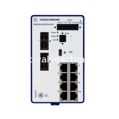 ভালো দাম Hirschmann BRS20-8TX/2FX-EEC পরিচালিত ইন্ডাস্ট্রিয়াল ইথারনেট সুইচ 8TX + 2FX ফাইবার অনলাইনে