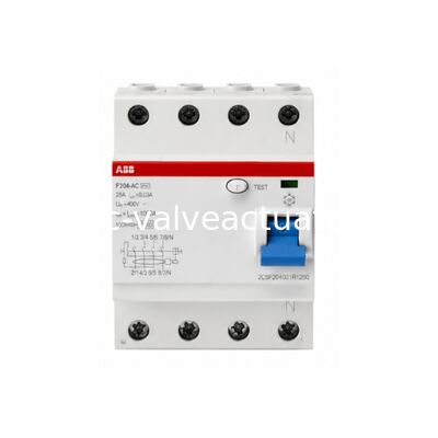 ভালো দাম ABB 2CSF204401R1950 F204 A-125/0.03 AP-R রেসিডিউয়াল কারেন্ট সার্কিট ব্রেকার 125A 4 পোল অনলাইনে